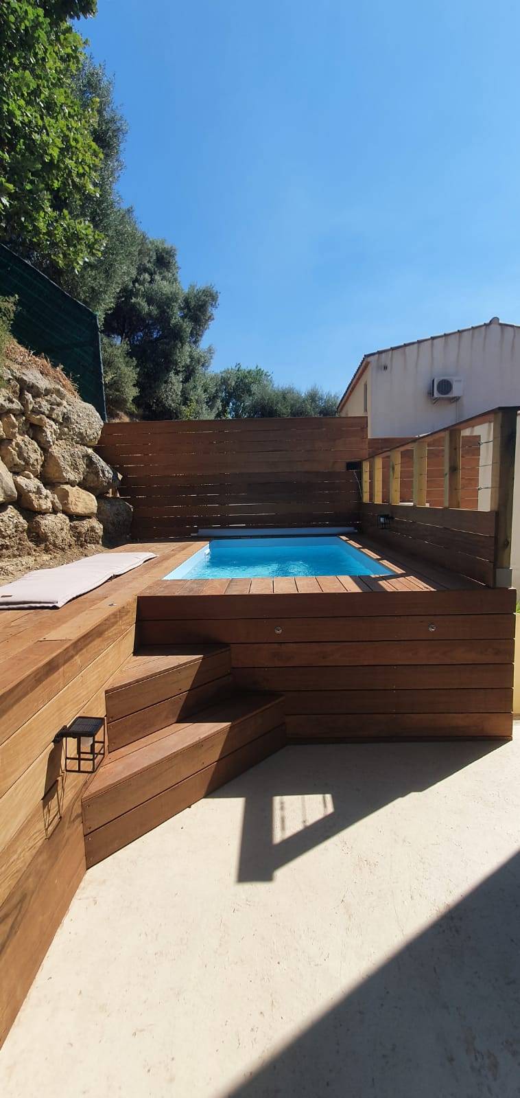 Piscine sur mesure en bois