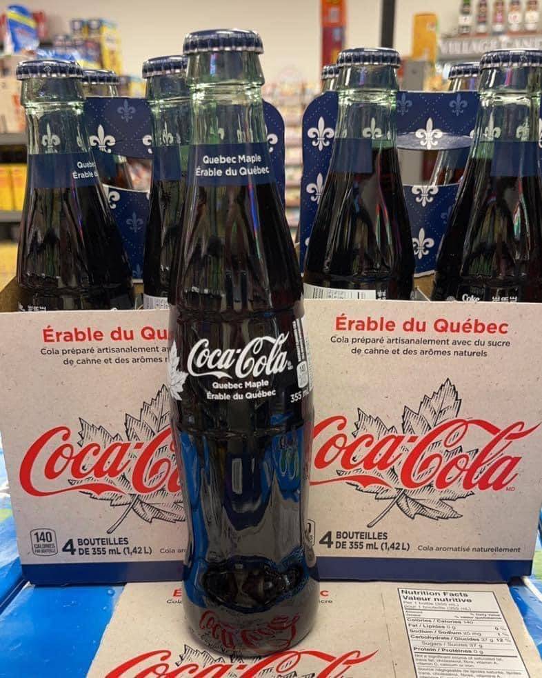 Coca cola à l’érable