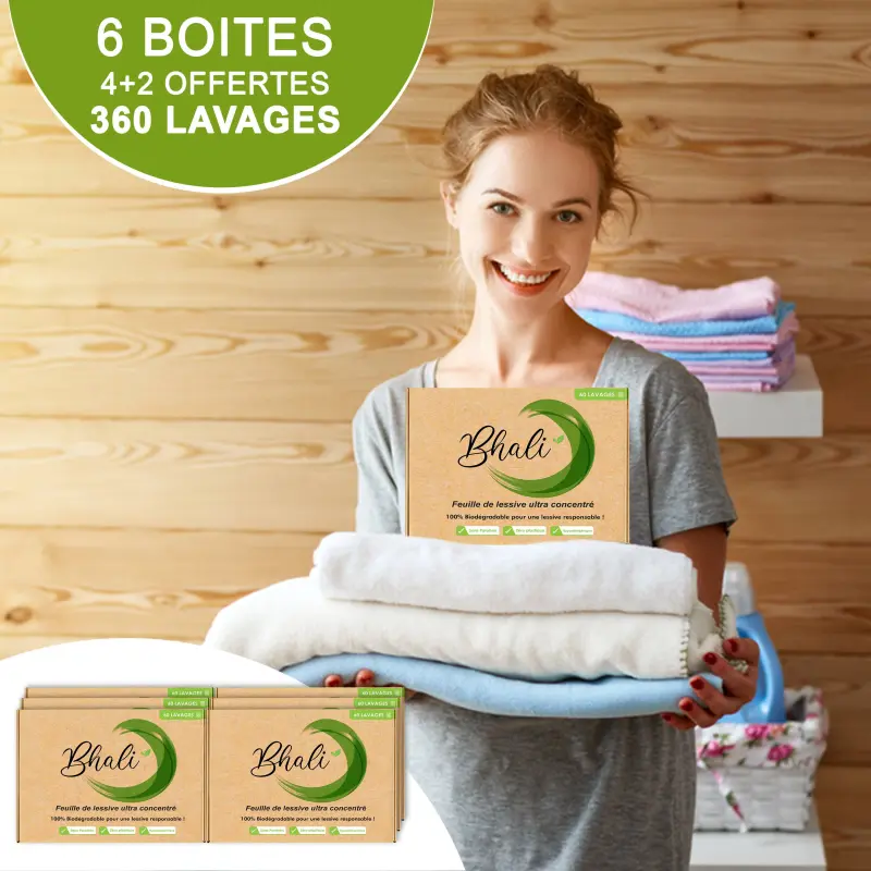 Pack 360 lavages &#61; 6 BOX Bhali ☘️